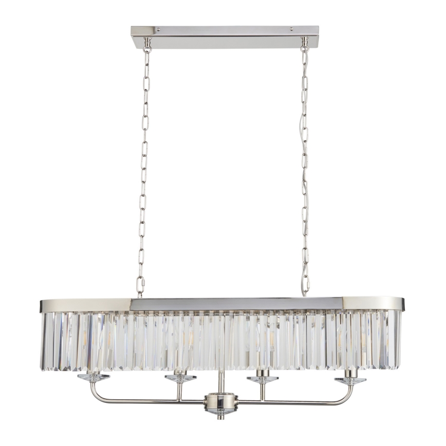 Endon 109058 - Chain-hung chandelier 4xE14/6W/230V polished chrome