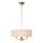Endon 110723 - Chandelier on a chain HIGHCLERE 3xE14/40W/230V beige/brass d. 45 cm