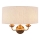 Endon 110726 - Wall light HIGHCLERE 2xE14/40W/230V beige/brass