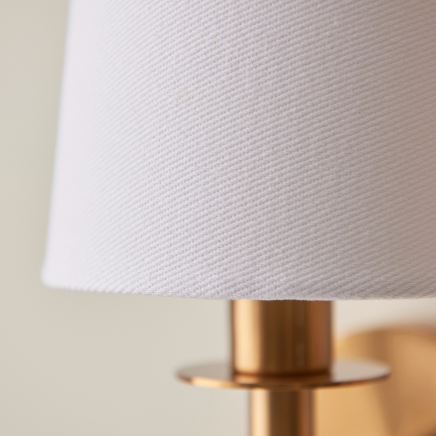 Endon 110738 - Wall lamp 1xE14/6W/230V white/gold