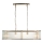 Endon 110945 - Chandelier on a chain RIDGETON 4xE14/6W/230V brass/clear