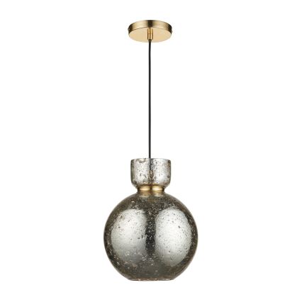 Endon 111336 - Cable-hung pendant light 1xE27/10W/230V gold/smoked black