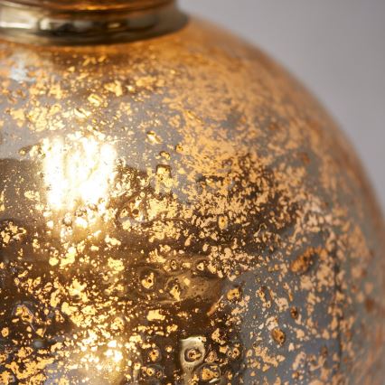 Endon 111336 - Cable-hung pendant light 1xE27/10W/230V gold/smoked black