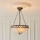 Endon 111870 - Tiffany FARGO Chain-hung Chandelier 3xE27/10W/230V Ø 41.5 cm