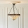 Endon 111871 - Tiffany FARGO chain-hung chandelier, 3xE27/10W/230V, Ø 50 cm