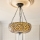 Endon 111882 - Chain-hung Tiffany MILLE FEUX Chandelier 3xE27/10W/230V Ø45 cm