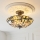 Endon 111892 - Flush-mount Tiffany ceiling light ASHTON 3xE27/10W/230V Ø 45 cm