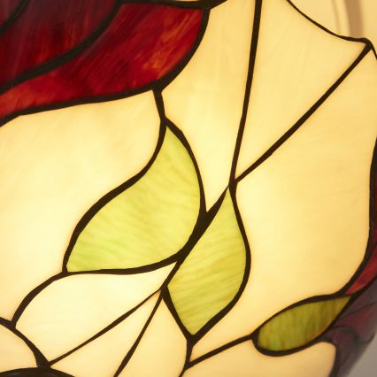 Endon 111896 - Surface-mounted Tiffany chandelier BOTANICA 3xE27/10W/230V Ø 45 cm