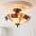 Endon 111907 - Tiffany INGRAM flush-mount chandelier 3xE27/10W/230V Ø 45 cm