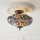 Endon 111915 - Semi-flush Tiffany chandelier SULLIVAN 3xE27/10W/230V, Ø 40 cm