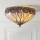 Endon 112188 - Tiffany HUTCHINSON Ceiling light 2xE27/60W/230V, Ø 40 cm
