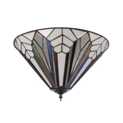Endon 112191 - Tiffany ASTORIA ceiling light 2xE27/60W/230V Ø 40 cm