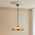 Endon 112197 - Tiffany INGRAM Chain-Hung Chandelier 1xE27/60W/230V Ø 45 cm