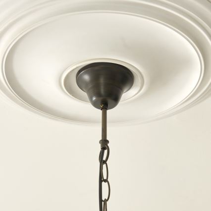 Endon 112246 - Chain-hung Tiffany BOTANICA chandelier 1xE27/60W/230V, diameter 45 cm
