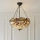 Endon 112251 - Tiffany DRAGONFLY chain-hung chandelier 3xE27/60W/230V, Ø 50 cm