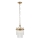 Endon 112572 - Chain-hung chandelier MARIETTA 1xE27/10W/230V brass/clear