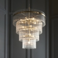 Endon 112576 - Chandelier on a chain MARIETTA 16xE14/6W/230V brass/clear