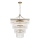 Endon 112576 - Chandelier on a chain MARIETTA 16xE14/6W/230V brass/clear