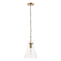 Endon 112859 - HARLOW chain-hung chandelier 1xE27/10W/230V brass