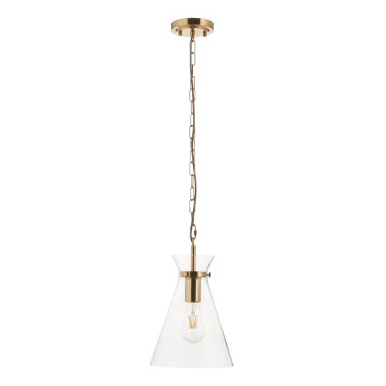 Endon 112859 - HARLOW chain-hung chandelier 1xE27/10W/230V brass