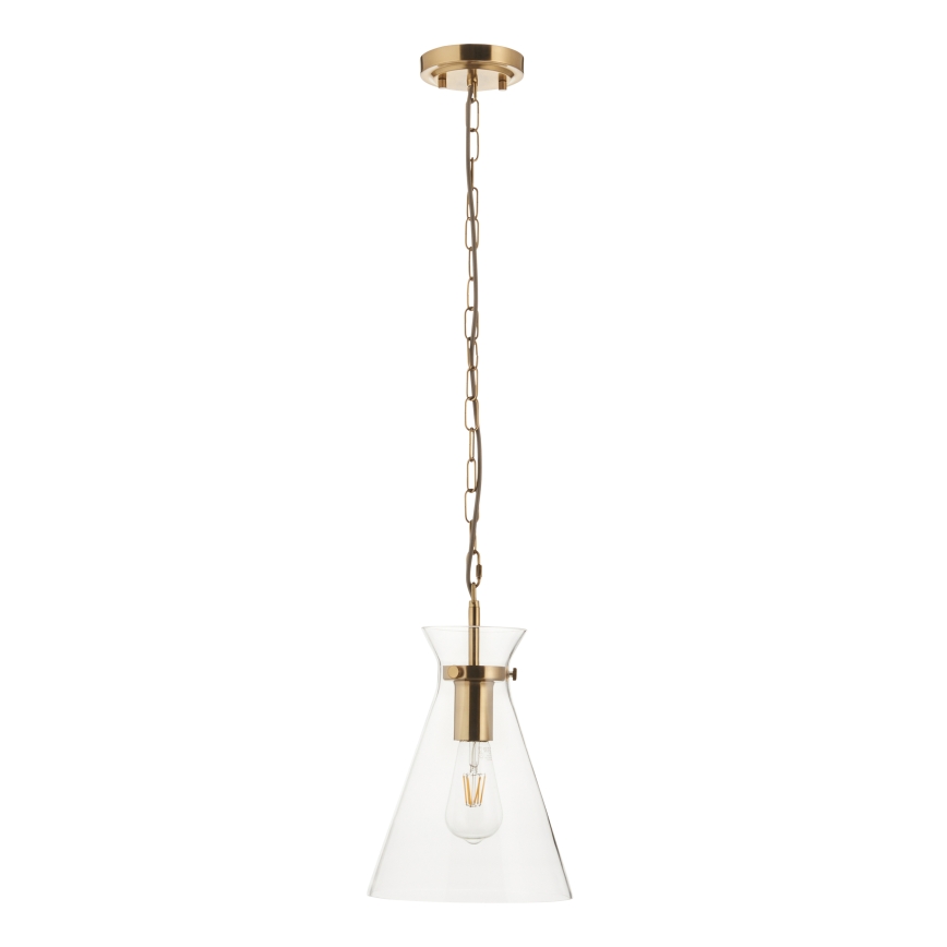 Endon 112859 - HARLOW chain-hung chandelier 1xE27/10W/230V brass
