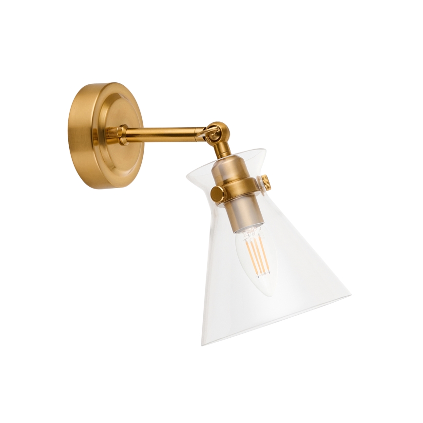 Endon 112861 - HARLOW wall-mounted spotlight 1x E14/7W/230V, gold finish