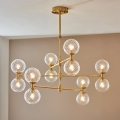 Endon 114041 - 12-light rod pendant 12xG9/3.2W/230V, Gold