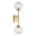 Endon 114042 - Wall light 2xG9/3,2W/230V gold