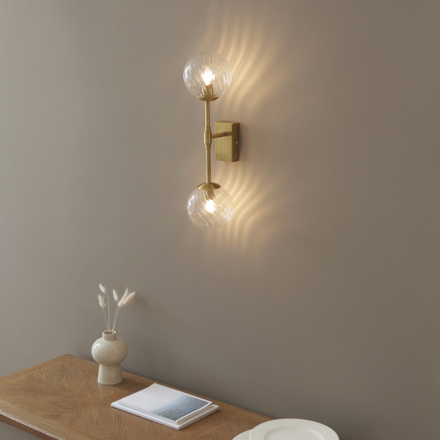 Endon 114042 - Wall light 2xG9/3,2W/230V gold