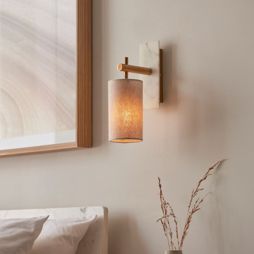 Endon 114201 - Wall lamp 1xE14/7W/230V beige/gold