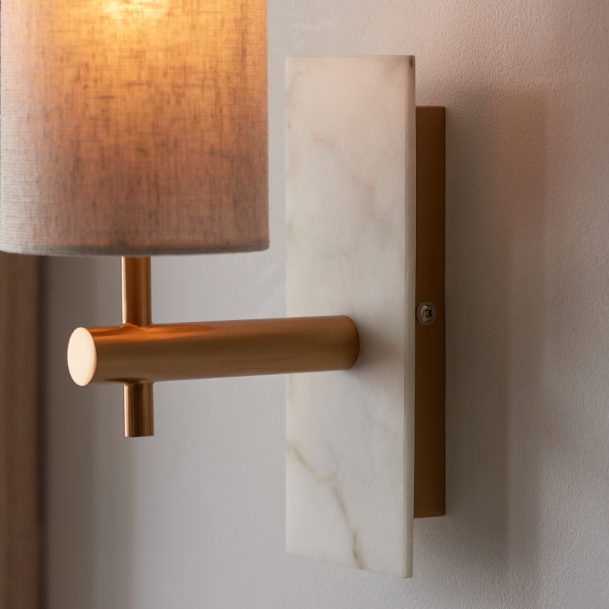 Endon 114201 - Wall lamp 1xE14/7W/230V beige/gold