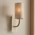 Endon 114203 - Beige/Gold Wall Light 1xE14/7W/230V