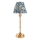Endon 114796 - LED Dimmable rechargeable table lamp BURLEY LED/1,5W/5V brass/blue
