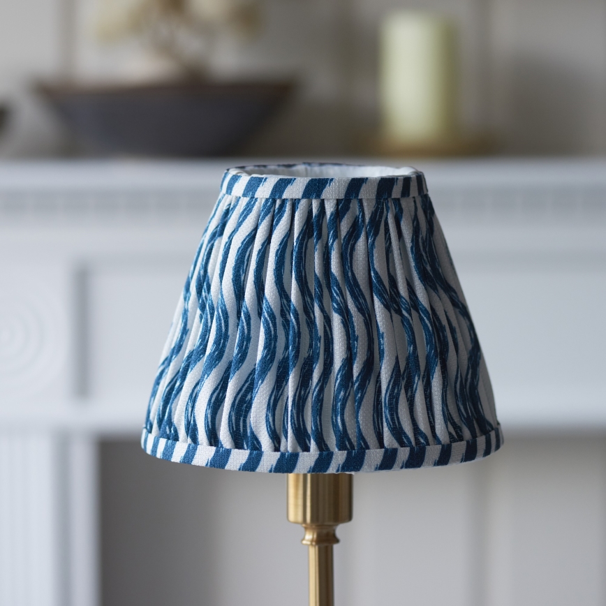Endon 114796 - LED Dimmable rechargeable table lamp BURLEY LED/1,5W/5V brass/blue