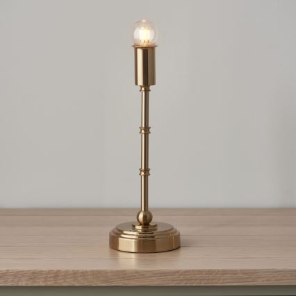Endon 114800 - LED Dimmable rechargeable table lamp BURLEY LED/1,5W/5V brass/green