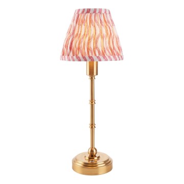 Endon 114804 - LED Dimmable rechargeable table lamp BURLEY LED/1,5W/5V brass/pink