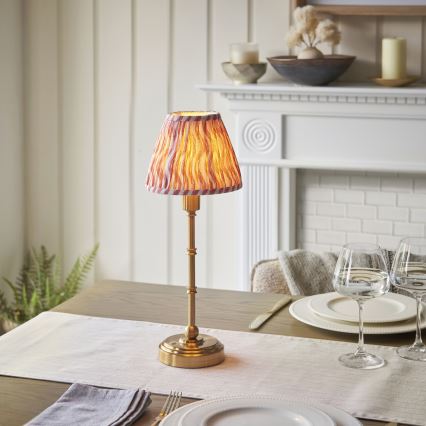 Endon 114804 - LED Dimmable rechargeable table lamp BURLEY LED/1,5W/5V brass/pink