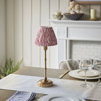 Endon 114804 - LED Dimmable rechargeable table lamp BURLEY LED/1,5W/5V brass/pink