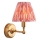 Endon 114817 - LED Dimmable rechargeable wall lamp BURLEY LED/1,5W/5V brass/pink
