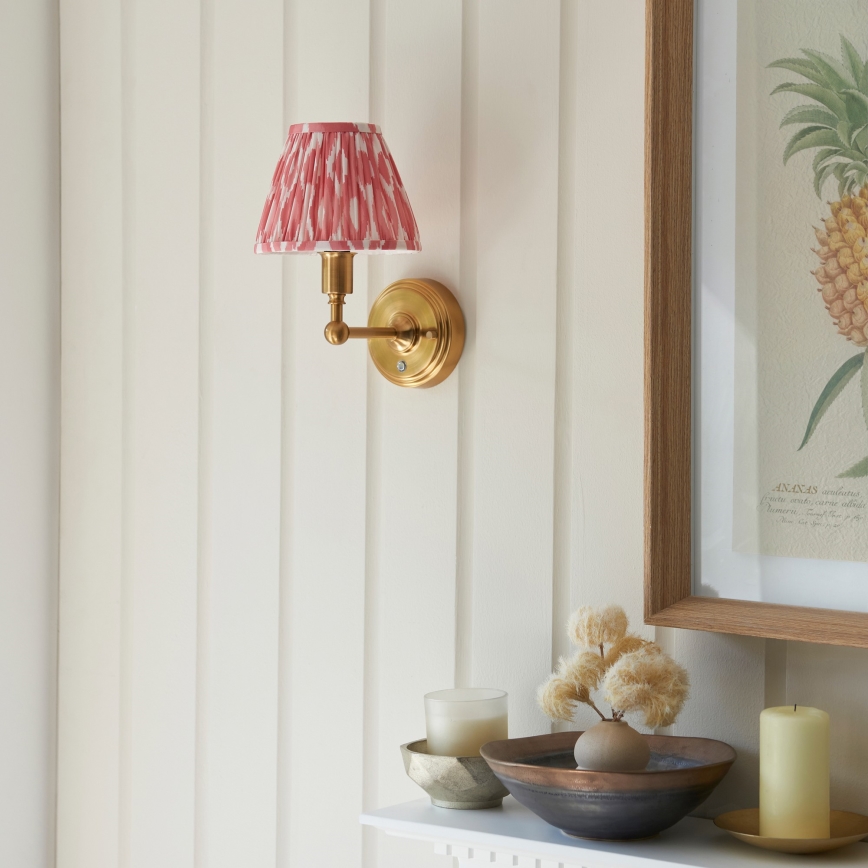 Endon 114817 - LED Dimmable rechargeable wall lamp BURLEY LED/1,5W/5V brass/pink