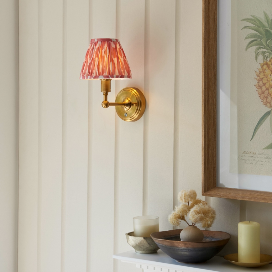 Endon 114817 - LED Dimmable rechargeable wall lamp BURLEY LED/1,5W/5V brass/pink
