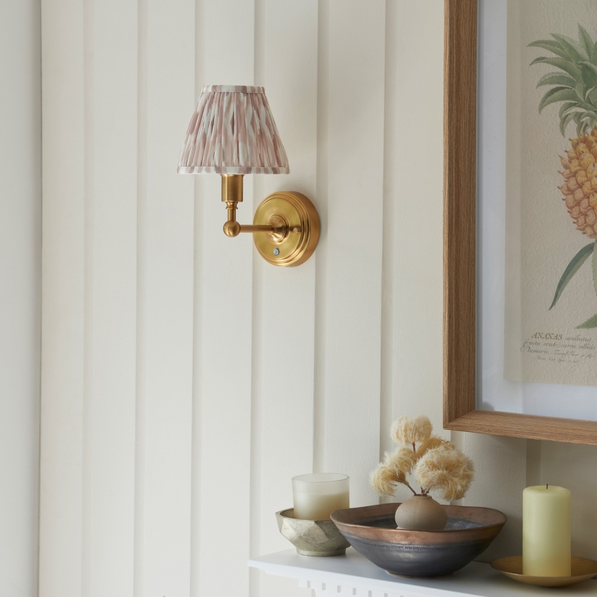 Endon 114831 - LED Dimmable rechargeable wall lamp BURLEY LED/1,5W/5V brass/beige