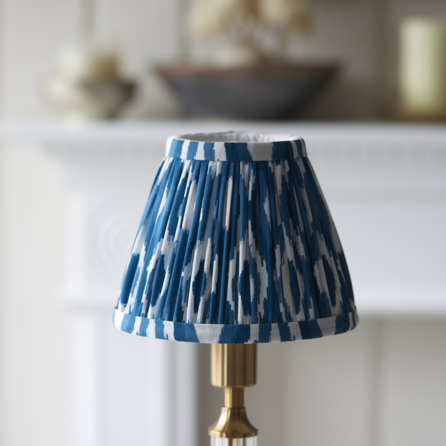 Endon 114846 - LED Dimmable rechargeable table lamp MORTON LED/1,5W/5V 3600 mAh brass/blue