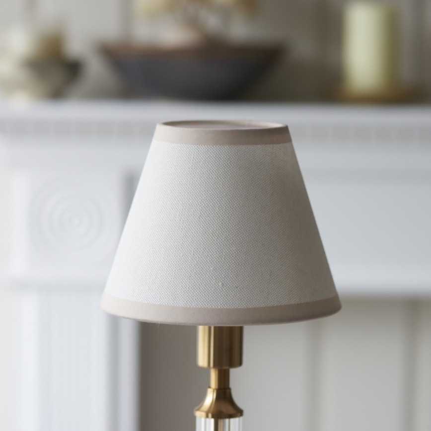 Endon 114849 - LED Dimmable rechargeable table lamp MORTON LED/1,5W/5V 3600 mAh brass/beige