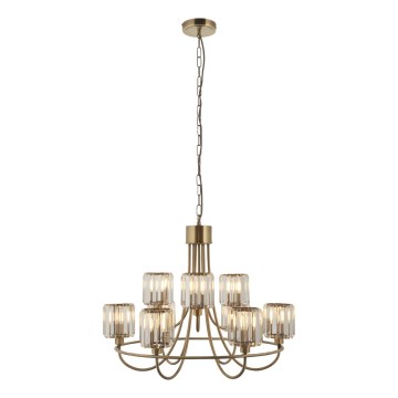 Endon 118934 - BERENICE chain-hung chandelier 9xE14/7W/230V gold