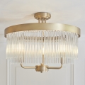 Endon 119109 - CLERMONT flush-mounted chandelier 3xE14/6W/230V brass
