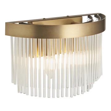 Endon 119125 - CLERMONT Wall Sconce 2xE14/6W/230V Brass