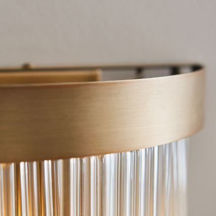 Endon 119125 - CLERMONT Wall Sconce 2xE14/6W/230V Brass