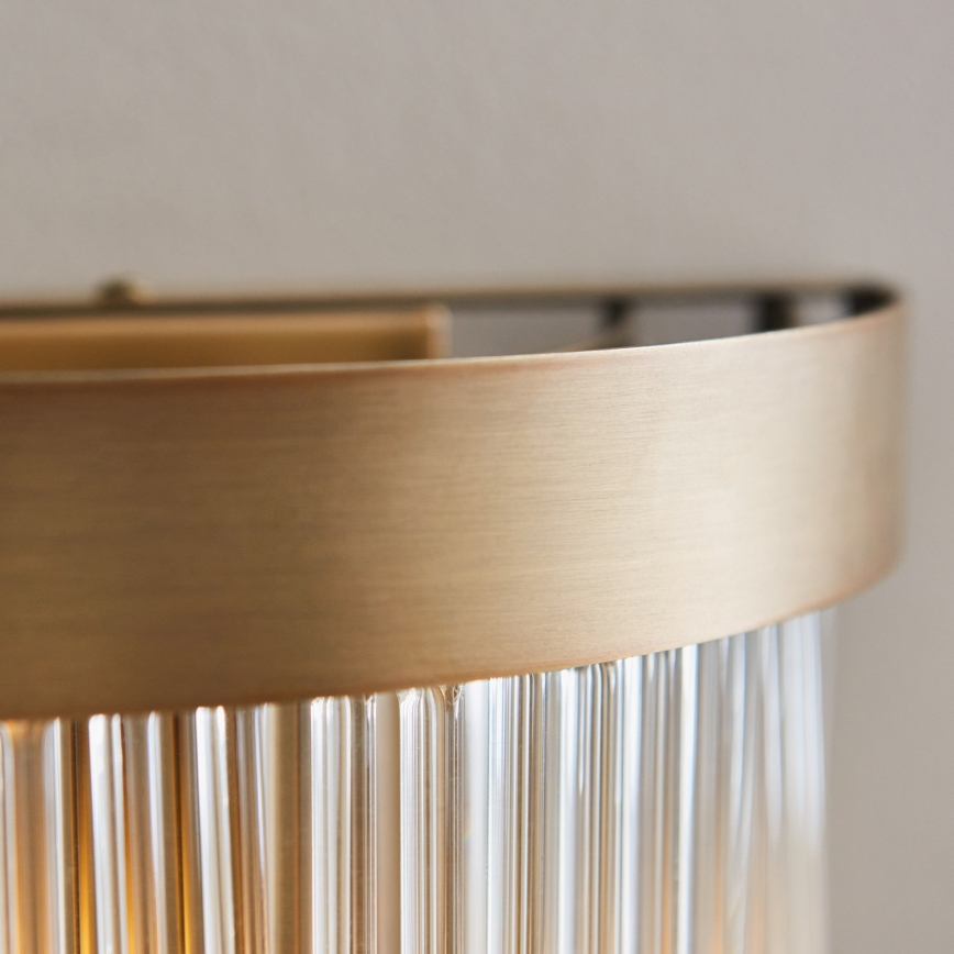 Endon 119125 - CLERMONT Wall Sconce 2xE14/6W/230V Brass