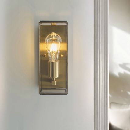 Endon 119144 - HAMMOND Wall Light 1xE27/10W/230V, Brass